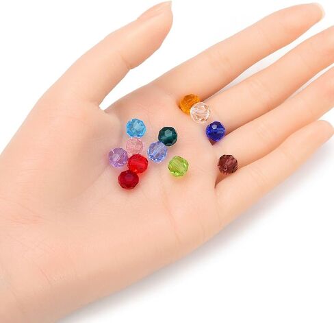 50pcs Adabele Austrian 6mm Faceted Loose Round Crystal Beads Purple Velvet Compatible with 5000 Swarovski Crystals Preciosa SS2R-627 in Saudi Arabia