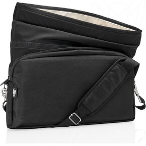 ~ XTECH Faraday Bag ~ for Tablets, 13" Laptops, and Other Medium Size Electronics ~ Data Security for Executive Travel ~ Shoulder Strap Included ~ Red Interior