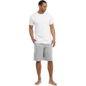 Cottonbell Men's Big and Tall Longer Length Lounge Pajama Shorts