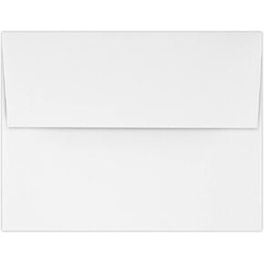 LUXPaper A4 Invitation Envelopes | 4 1/4" x 6 1/4" | Bright White | 24lb. Text | 50 Qty