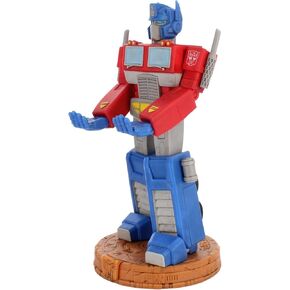 Exquisite Gaming: Transformers: Optimus Prime - Cable Guys Original Controller & Phone Holder, Collectible Device Stand, Officially Licensed Figure