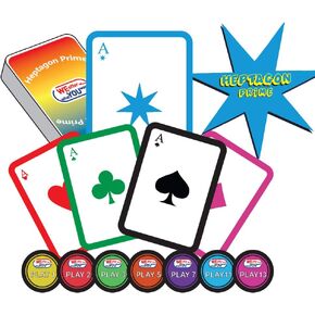 Weofferwhatyouant Heptagon Prime - الفائز في لعبة بطاقة الاستراتيجية يأخذ كل شيء للعائلة والأصدقاء من المبتدئين إلى المستويات المتقدمة. مثالي ل 5 أو 6 لاعبين.