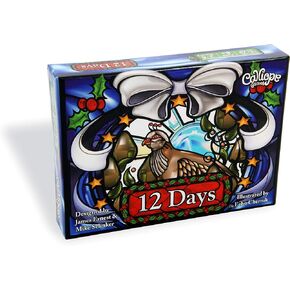 Calliope Games 12 Days of Christmas Kids Games Fun Card Game for Family Kid and Adults Gifts for Stocking Stuffer 3-5 Player