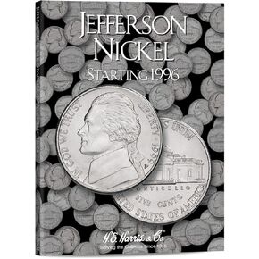 H.E. Harris & Co U.S. Jefferson Nickel Coin Folder 1996-2023 Volume 3#2681