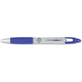 Zebra 22420 Z-Grip MAX Ballpoint Retractable Pen, Blue Ink, Medium, Dozen