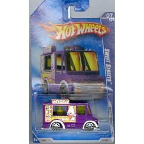 Hot Wheels 2009-113 Sweet Streets HW City Works PURPLE Ice Cream Truck 1:64 Scale