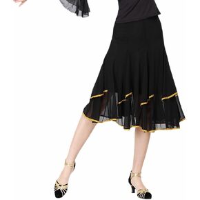Women's Skirt Dance Clothing Modern Dance Skirt Ballroom Dance Large Swing Skirt Latin Dance Performance