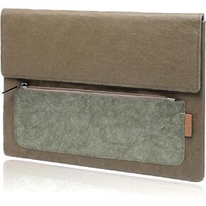 13.3-14 Inch Laptop Sleeve for MacBook Pro 14, MacBook Air 13 2017-2012, 14 inch ASUS Chromebook/Zenbook/Vivobook, 14 inch Dell XPS, HP 14" Stresm Laptop, Washable Kraft Case Cover