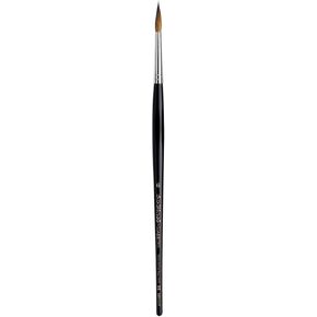 da Vinci Watercolor Series 35 Maestro Paint Brush, Round Long Taper Kolinsky Red Sable, Size 6 (35-06)