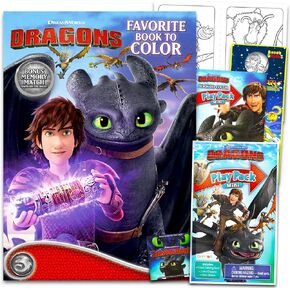 كيفية تدريب كتاب تلوين التنين الخاص بك ونشاطك للأطفال - حزمة مع صفحات التلوين و Game Game Plus Play ، المزيد | كيفية تدريب نشاط التنين الخاص بك للفتيات