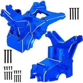 RC Aluminum Front Rear Upper Gearbox Covers & Shock Tower Upgrades Part for 1/10 Granite/Senton/Big Rock 3S BLX(Mega550),1/8 Typhon 3S BLX(Mega550),Replace Part#AR320399,Green