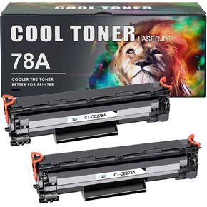 Cool Toner Compatible 78A CE278A Toner Cartridge Replacement for HP 78A CE278A Toner for HP Laserjet P1606dn 1536dnf MFP M1536dnf 1606dn P1606 P1566 P1560 Toner Cartridge Printer Ink (Black, 2-Pack)
