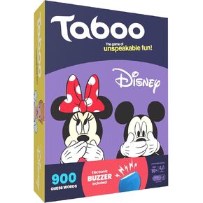 Taboo: Disney Edition Party Board Game | Disney Themed Family Guess Word Game | Officially Licensed Disney Merchandise | Game for 2 Players or More | Perfect for Disney Fans | Ages 10 and Up