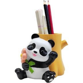 حامل قلم القلم رصاص الباندا شكل قلم رصاص كوب سطح المكتب منظم تخزين قلم رصاص لمكتب مكتب الزخرفة in Kuwait