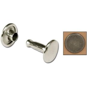 Tandy Leather Double Cap Captets لوحة نيكل كبيرة 100/PK 1375-16 in Kuwait