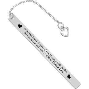 Best Friend Bookmark Friendship Gifts for Women Girls Thank You Gift to Best Friend Mothers Day Gift Thanksgiving Christmas Birthday Gifts for Female Friend Bestie BFF