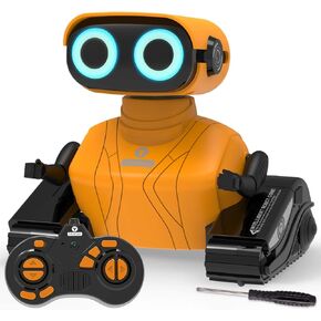 Kaekid Robots for Kids ، 2.4 جيجا هرتز التحكم عن بُعد ألعاب الروبوت مع LED Eyes & Arms ، Dance & Sounds ، ألعاب RC لـ 3 4 5 6 7 7 8 سنوات بويز الفتيات (الأزرق)