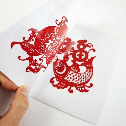 KYMY Chinese New Year Paper-Cuts, 20 Pages Spring Festival Wall Paper Art Crafts, 2025 Zodiac Animals Red Window Clings Decals Stickers for Asian Vietnamese Japan Lunar New Year Home Decorations 春节剪纸 in Saudi Arabia