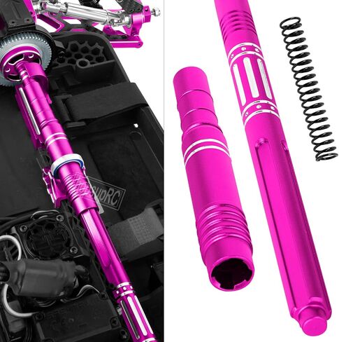 RC Upgrades Part for 1/10 Big Rock 3s Blx.Senton/Granite 3S BLX(Mega 550),1/8 Typhon 3S BLX&Mega 550.Aluminium Center Slider Driveshafts Center Drive Shaft CVD,Titanium in Kuwait