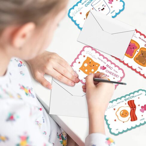 Cute Valentines Cards for Kids Classroom - 36 Pack Animals Axolotl Unicorn Valentines Day Cards for Kids School with Envelopes in Saudi Arabia