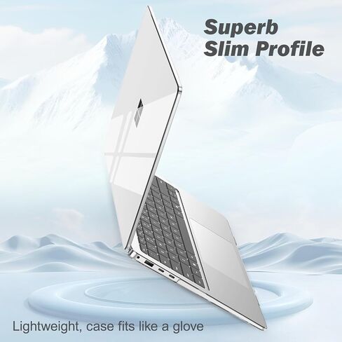 B BELK Case for Microsoft Surface Laptop 13.8 inch Touchscreen 2024 (7th Edition) Model: 2036, Plastic Hard Shell Case + Keyboard Cover + Screen Protector for 13.8'' Microsoft Surface, Crystal Clear in Saudi Arabia