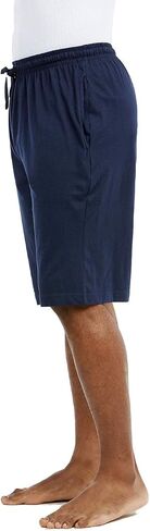 Cottonbell Men's Big and Tall Longer Length Lounge Pajama Shorts in Saudi Arabia