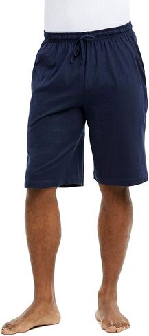 Cottonbell Men's Big and Tall Longer Length Lounge Pajama Shorts in Saudi Arabia