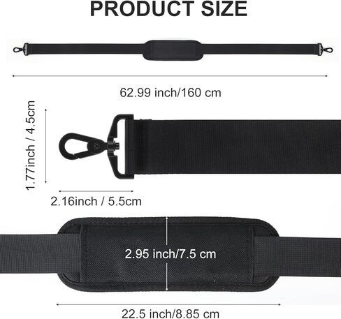 حقيبة حزام للأكياس محفظة Crossbody الاستبدال الأمتعة على ظهر محمول حقائب الكمبيوتر اللوحي مقاطع قابلة للتعديل نايلون حقيبة الجولف الحزام الكتف الكتف in Kuwait