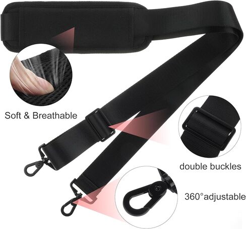 حقيبة حزام للأكياس محفظة Crossbody الاستبدال الأمتعة على ظهر محمول حقائب الكمبيوتر اللوحي مقاطع قابلة للتعديل نايلون حقيبة الجولف الحزام الكتف الكتف in Kuwait