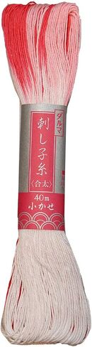 ダルマ 刺し子糸 合太 小かせ レインボー 40M Col.101 カラフル 01-2190 in Kuwait