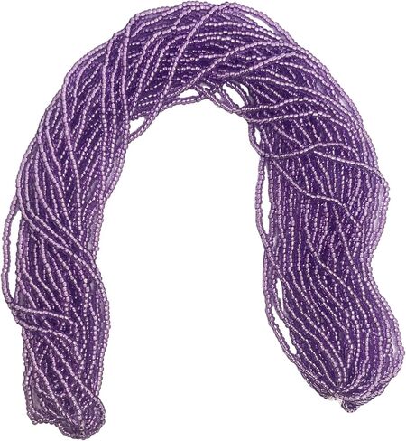 Czech 11/0 Glass Seed Beads, Silver Lined - 12 String Hanks, Multi Colors (Silver) in Kuwait