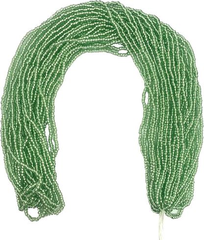 Czech 11/0 Glass Seed Beads, Silver Lined - 12 String Hanks, Multi Colors (Silver) in Kuwait