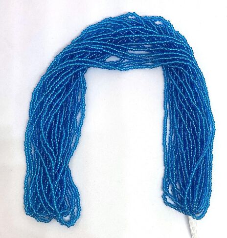 Czech 11/0 Glass Seed Beads, Silver Lined - 12 String Hanks, Multi Colors (Silver) in Kuwait