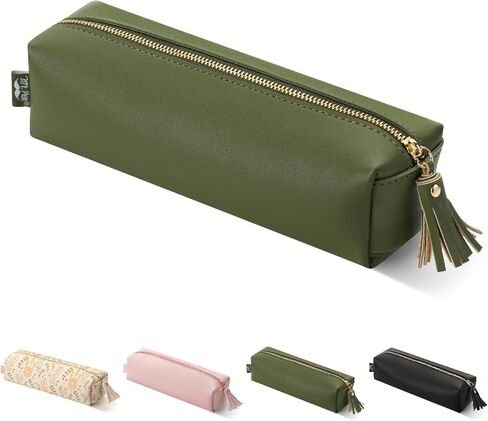 Mr. Pen- PU Leather Pencil Case, Boho Style, Pencil Case Small Pencil Pouch Aesthetic, Cute Pencil Case Aesthetic, Leather Pencil Pouch Small Pencil Case, Slim Pencil Pouch, Pencil Case Leather in Saudi Arabia