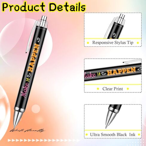 Gueevin 10 PCS Assion Point Pens Albs قابلة للسحب قابلة للانسحاب. in Kuwait