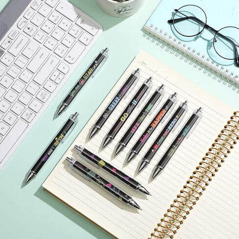 Gueevin 10 PCS Assion Point Pens Albs قابلة للسحب قابلة للانسحاب. in Kuwait