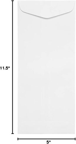 JAM PAPER #10 Policy Business Commercial Envelopes - 4 1/8 x 9 1/2 - White - 50/Pack in Saudi Arabia