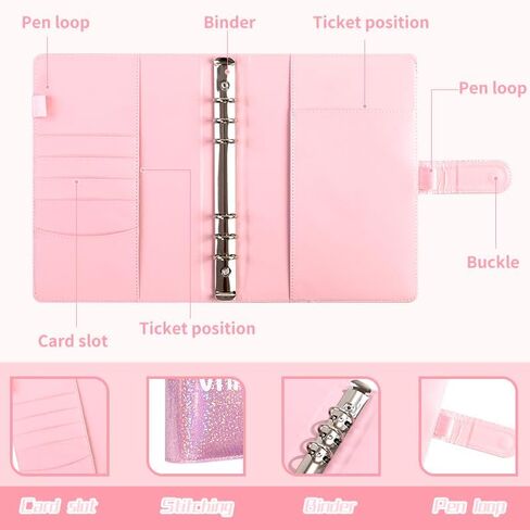 100 Envelopes Money Saving Challenge A5 Challenge Tracker to Save $5,050, Budget Binder Savings Challenge Book (Pink) in Saudi Arabia