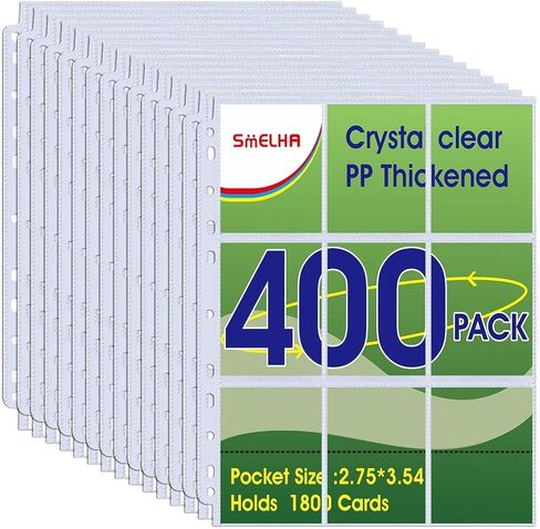9 Pocket Page Protector ، 200 Pack Trading Card Sleeve ، أوراق بطاقات البيسبول لثلاثة رنين ، من أجل Skylanders ، MTG ، القسيمة ، بطاقات اللعبة ، بطاقات التداول ، بطاقات كرة القدم in Kuwait