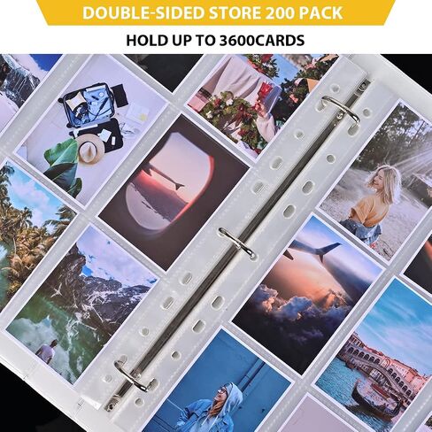 9 Pocket Page Protector ، 200 Pack Trading Card Sleeve ، أوراق بطاقات البيسبول لثلاثة رنين ، من أجل Skylanders ، MTG ، القسيمة ، بطاقات اللعبة ، بطاقات التداول ، بطاقات كرة القدم in Kuwait