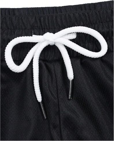 WDIRARA Men's 2 In1 Goth Graphic Print Drawstring Elastic Waist Shorts Athletic Shorts in Kuwait