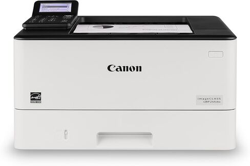 Canon imageCLASS LBP246dw - Monochrome Duplex, Wireless Laser Printer, Single Function, Mobile Ready, with 1 Year Limited Warranty, 42 PPM, White in Saudi Arabia