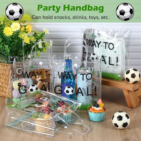 Abbylike 24 PCS Checkered Race Car Clear PVC Gift With Wideles Party Favor Bag Hage Gift Acags for Sport in Kuwait