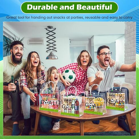Abbylike 24 PCS Checkered Race Car Clear PVC Gift With Wideles Party Favor Bag Hage Gift Acags for Sport in Kuwait