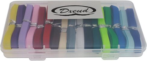 Solid Grosgrain Ribbon 34 Yards 17 Colors for Gift Package Wrapping, Sewing, Hair Bow... (1/4 Inch) in Kuwait