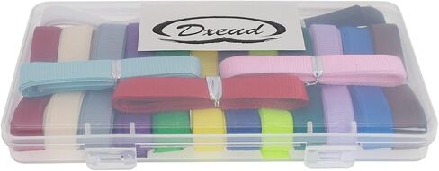 Solid Grosgrain Ribbon 34 Yards 17 Colors for Gift Package Wrapping, Sewing, Hair Bow... (1/4 Inch) in Kuwait