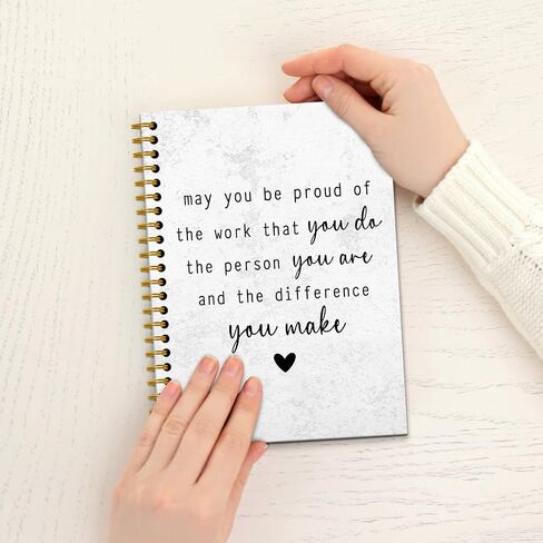 May You Be Proud of the Work You Do Notebook Journal, Inspirational Gifts for Women Coworkers, Retirement Goodbye Farewell Appreciation Gifts for Coworkers, Spiral Notebook,160 Pages in Saudi Arabia