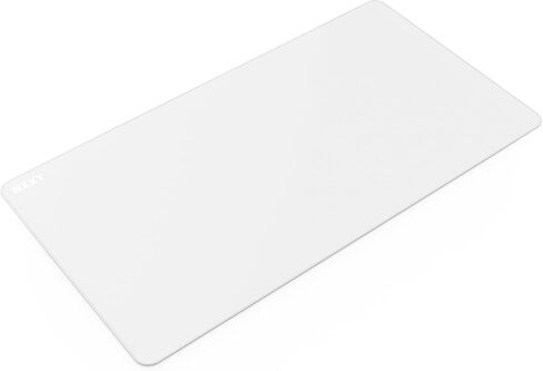 NZXT Zone - XXL Gaming Mouse Pad - Micro-Weave Cloth Surface - Balanced Speed and Control for All Playstyles - Spill-Resistant, Anti-Slip Base, Reinforced Edges - White in Saudi Arabia