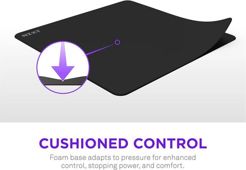 NZXT Zone - XXL Gaming Mouse Pad - Micro-Weave Cloth Surface - Balanced Speed and Control for All Playstyles - Spill-Resistant, Anti-Slip Base, Reinforced Edges - White in Saudi Arabia