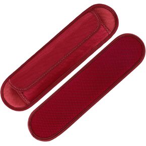 2 Pack Extra Thick Shoulder Strap Pad, Universal Replacement Shoulder Pad, for Shoulder Bags, Detachable Shoulder Strap Pad Pads Help Relieve Shoulder Pain(Sandwich Mesh-Red)